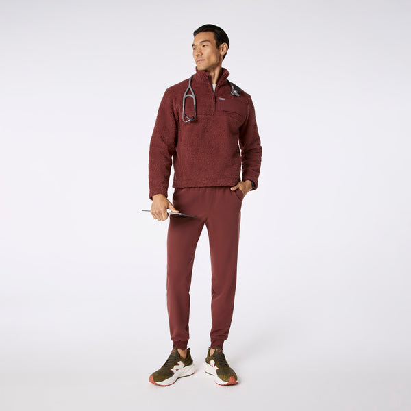 men's Walnut On-Shift High Pile - Fleece Pullover Jacket™