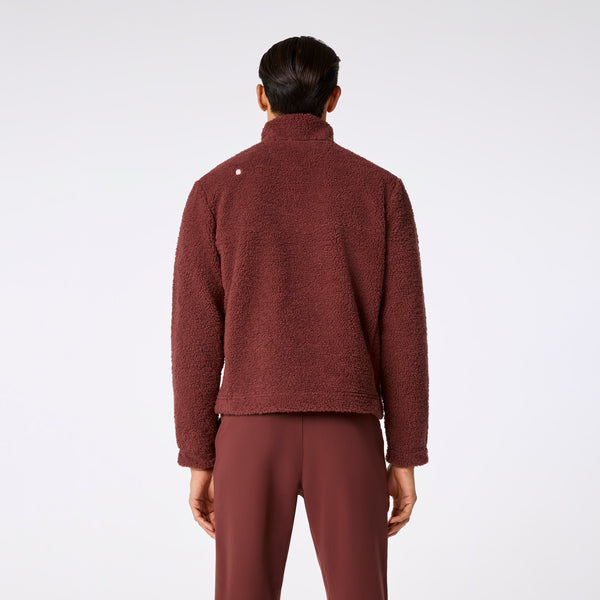 men's Walnut On-Shift High Pile - Fleece Pullover Jacket™