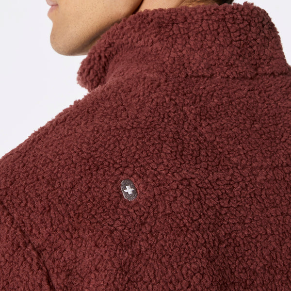 men's Walnut On-Shift High Pile - Fleece Pullover Jacket™