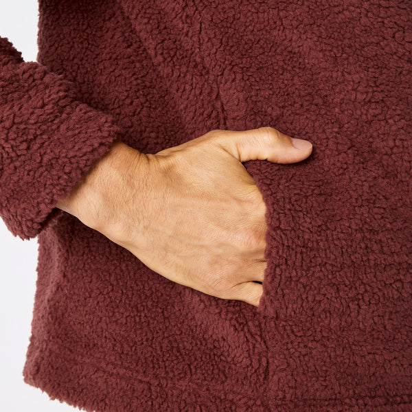 men's Walnut On-Shift High Pile - Fleece Pullover Jacket™