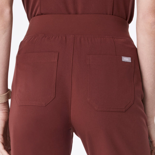 women's Walnut High Waisted Livingston - Petite Basic Scrub Pant™