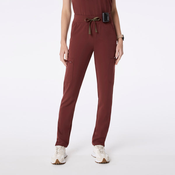 women's Walnut High Waisted Yola - Petite Skinny Scrub Pant™