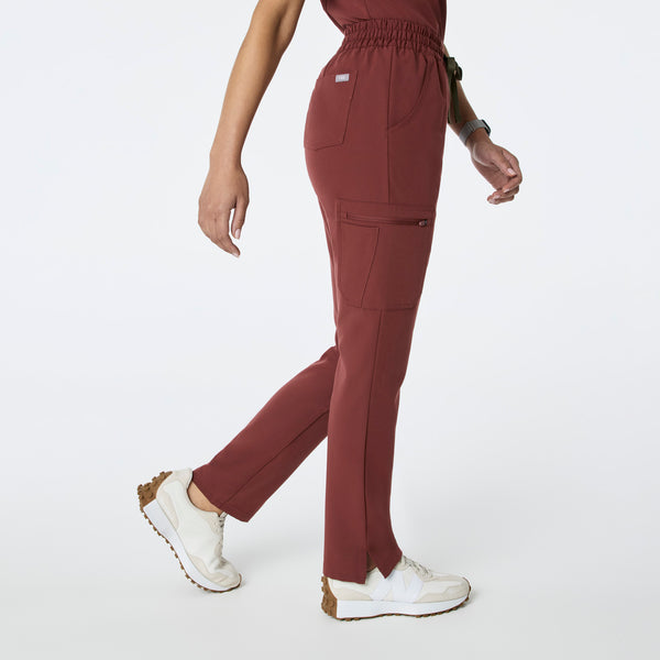 women's Walnut High Waisted Dowa - Petite Scrub Pants