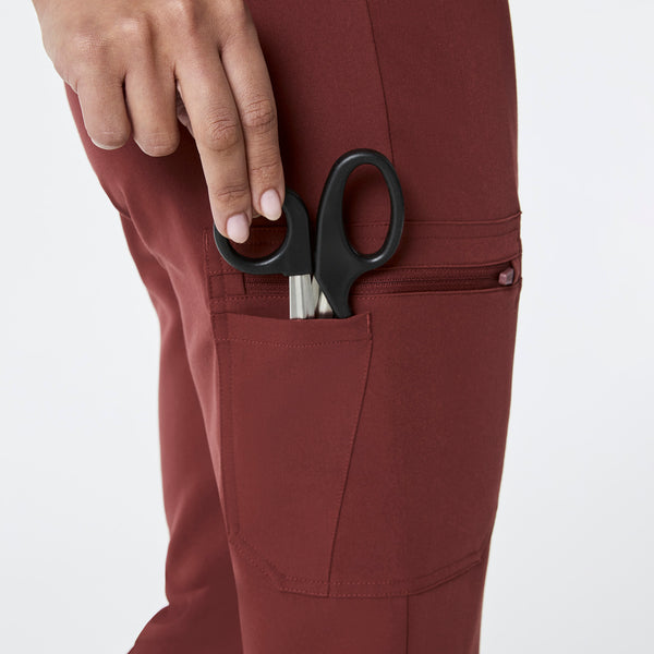 women's Walnut High Waisted Uman Relaxed - Jogger Scrub Pant