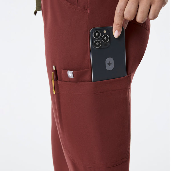 women's Walnut High Waisted Uman Relaxed - Tall Jogger Scrub Pant