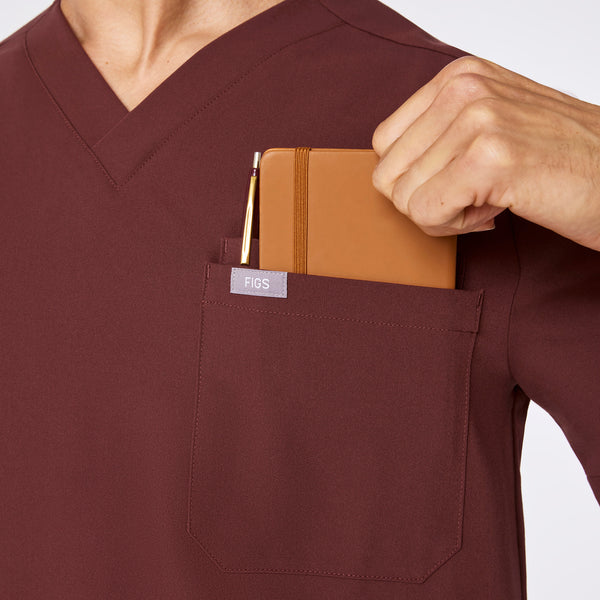 men's Walnut Leon - Three-Pocket Scrub Top™