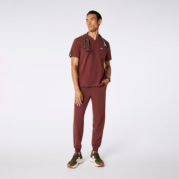 men's Walnut Leon - Three-Pocket Scrub Top™