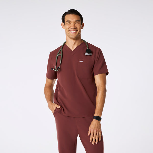 men's Walnut Leon - Three-Pocket Scrub Top™