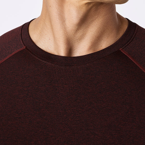 men's Dark Walnut Makato Seamless - Longsleeve Underscrub