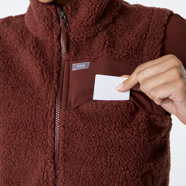 women's Walnut On-Shift High Pile Vest™