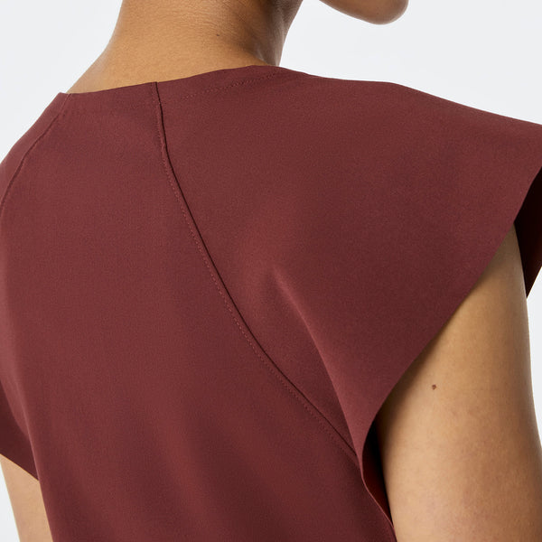 women's Walnut Orillia Slim Scoop Neck - Scrub Top