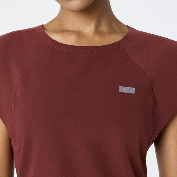 women's Walnut Orillia Slim Scoop Neck - Scrub Top