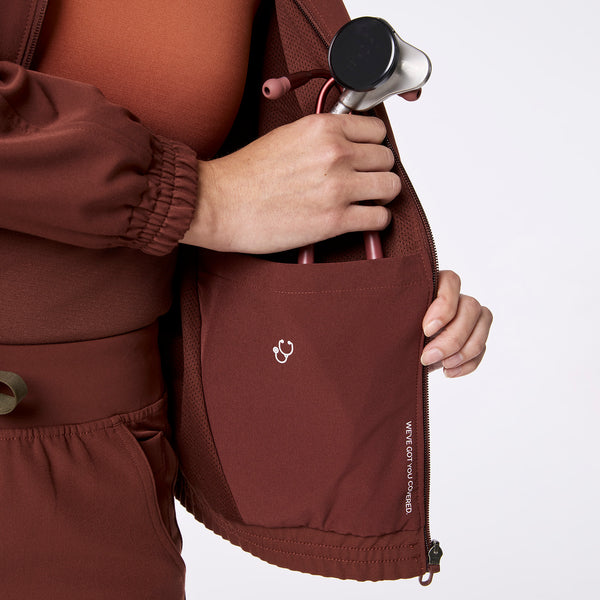women's Walnut Sydney -  Scrub Jacket