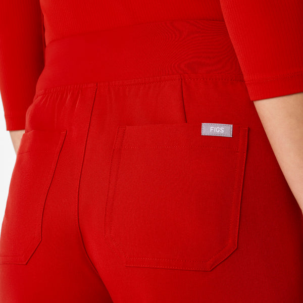 women's Winning Red High Waisted Livingston - Basic Scrub Pant™