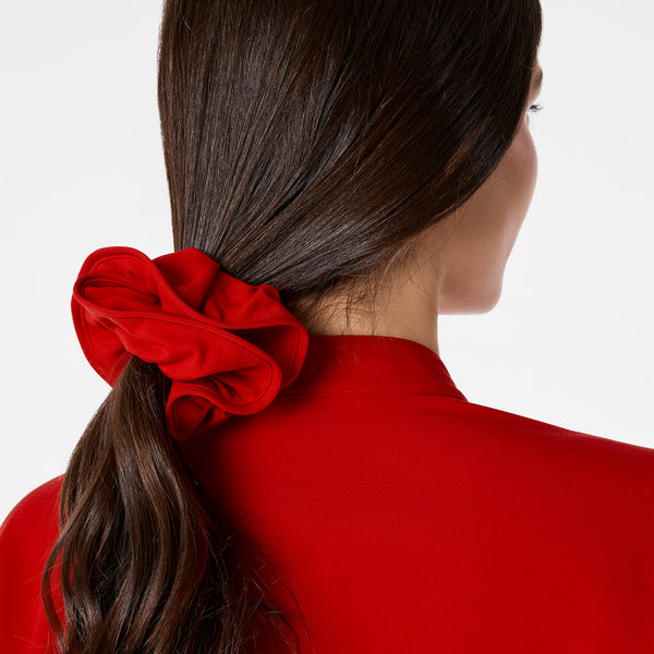 Winning Red Shimmer Scrunchie