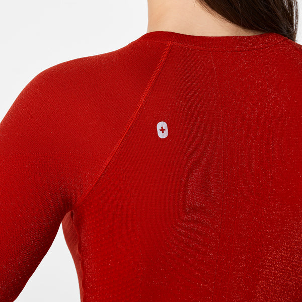 women's Winning Red Salta Shimmer Seamless - Longsleeve Underscrub