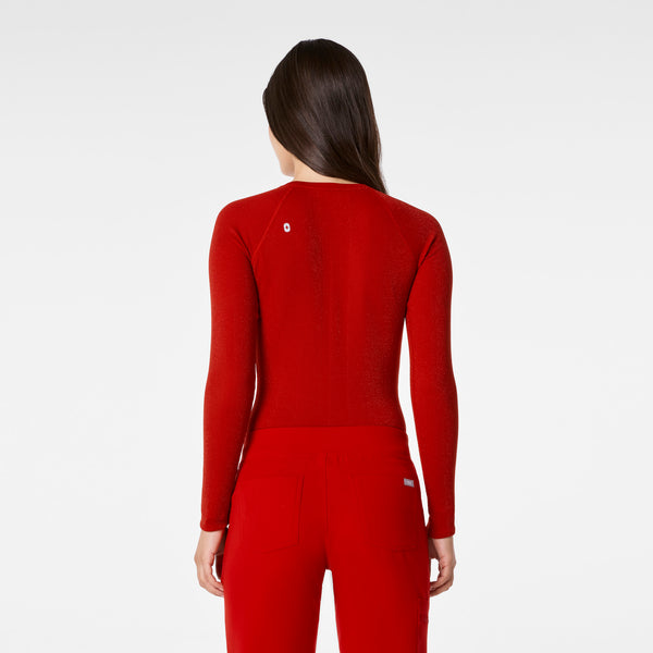 women's Winning Red Salta Shimmer Seamless - Longsleeve Underscrub