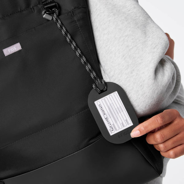 Black Luggage Tag