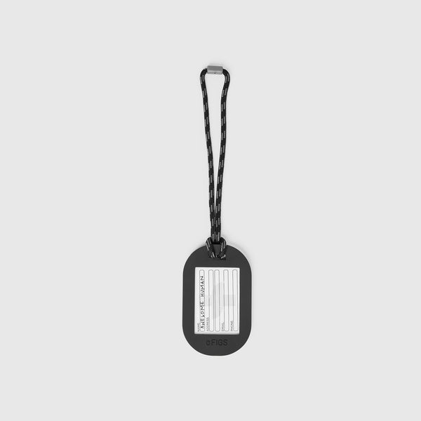 Black Luggage Tag