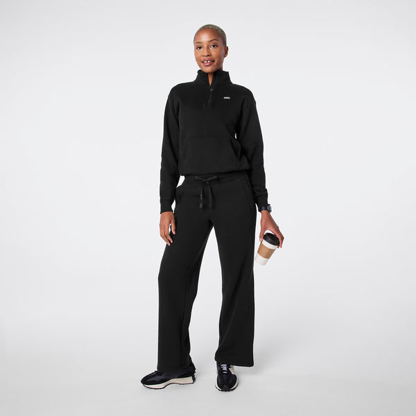 women's Black Off-Shift ¼ Zip - Sweatshirt™