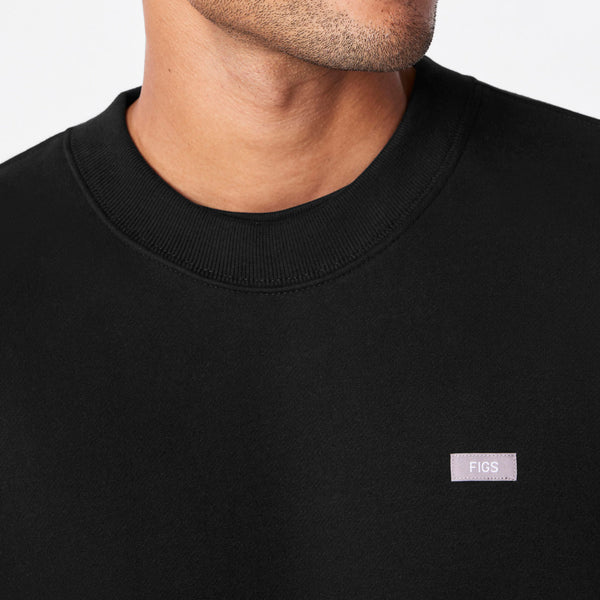 men's Black Off-Shift Relaxed - Crewneck Sweatshirt™