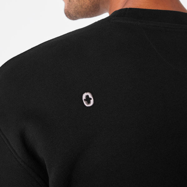 men's Black Off-Shift Relaxed - Crewneck Sweatshirt™