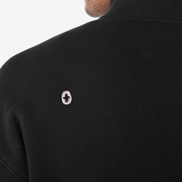 men's Off-Shift Black ¼ Zip - Sweatshirt™