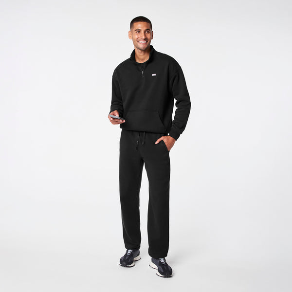 men's Off-Shift Black ¼ Zip - Sweatshirt™