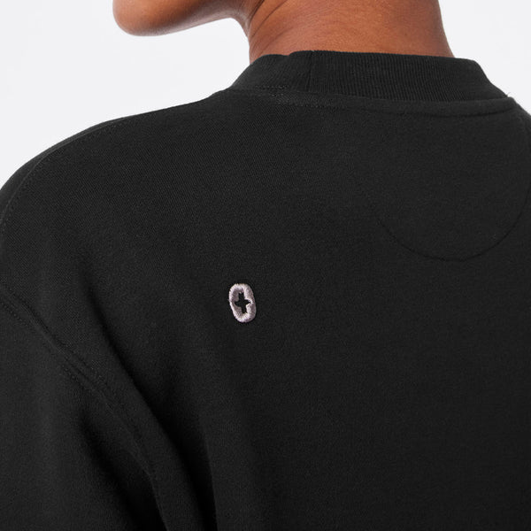 women's Black Off-Shift Relaxed - Crewneck Sweatshirt™