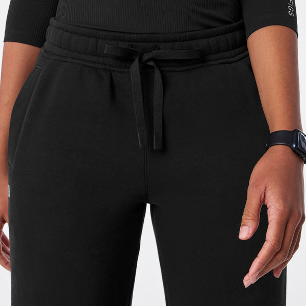 women's Black Off-Shift Wide Leg - Sweatpant™