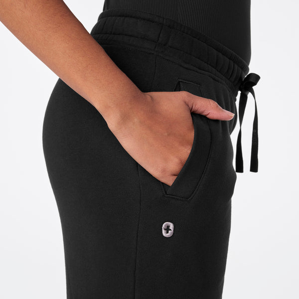 women's Black Off-Shift Wide Leg - Sweatpant™