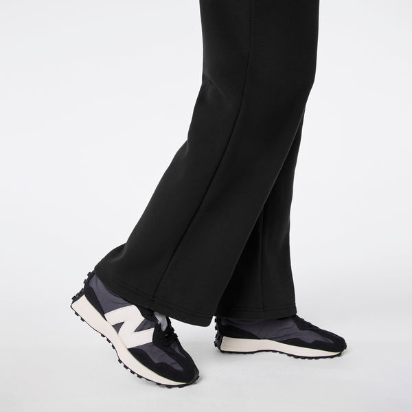 women's Black Off-Shift Wide Leg - Sweatpant™