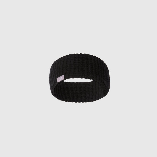 Black Waffle Earwarmer