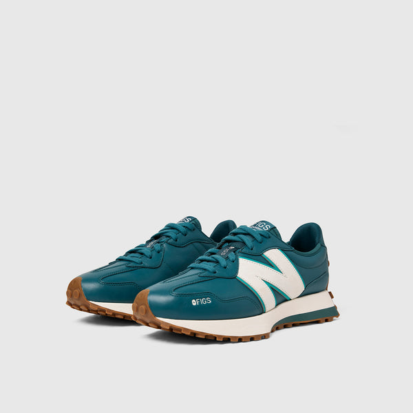 unisex Caribbean Blue FIGS | New Balance 327