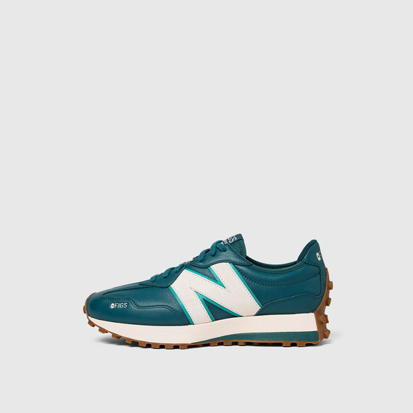 unisex Caribbean Blue FIGS | New Balance 327