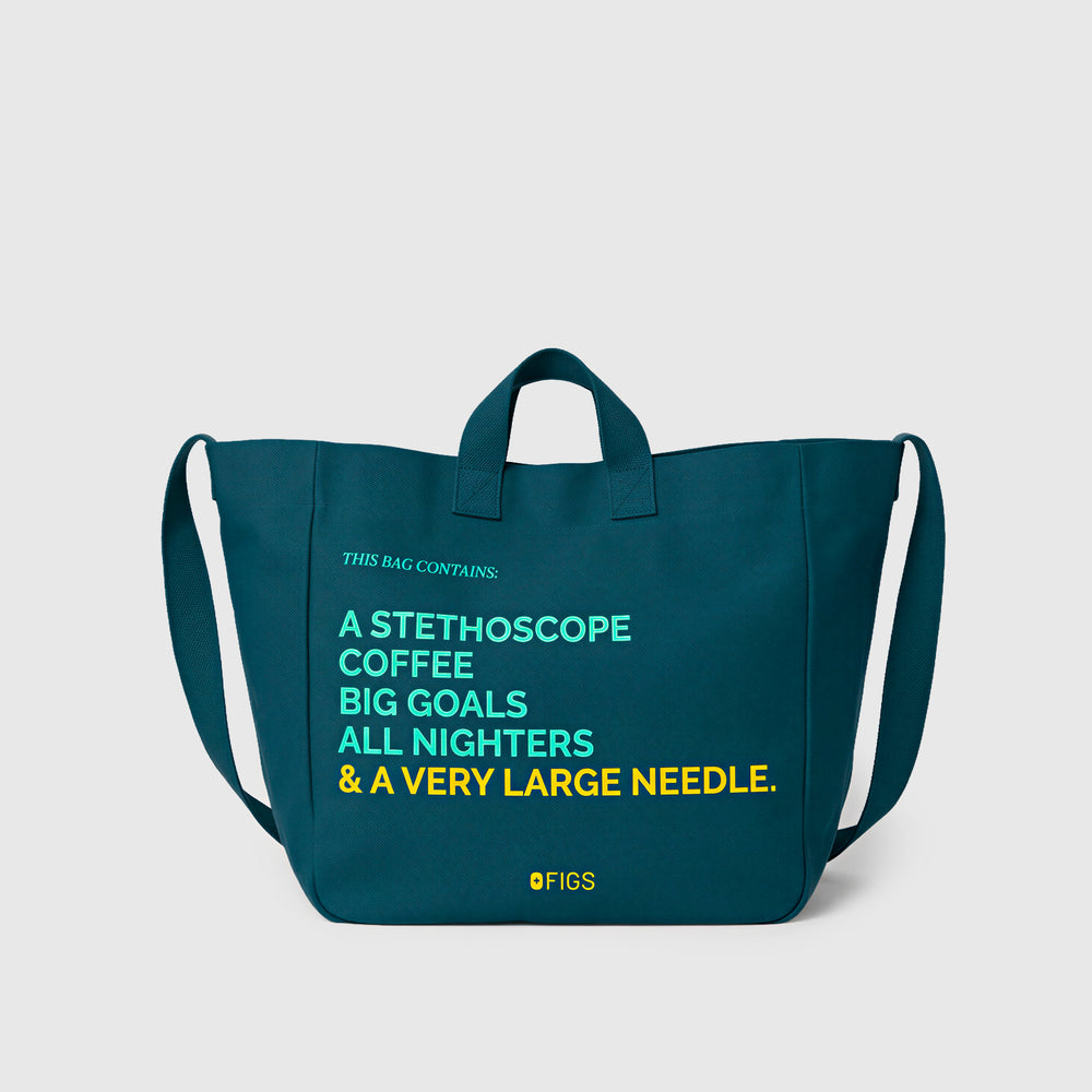 Caribbean Blue A Very Large Needle Tote