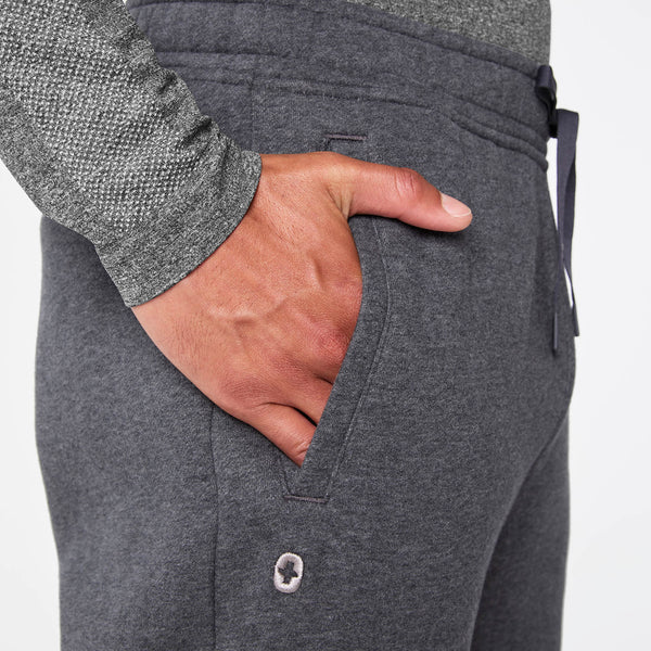 men's Charcoal Heather Grey Off-Shift Straight Leg - Sweatpant™