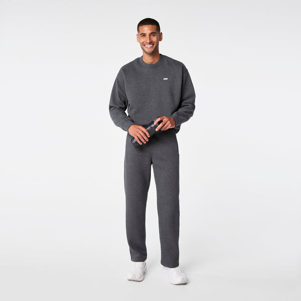 men's Charcoal Heather Grey Off-Shift Straight Leg - Sweatpant™