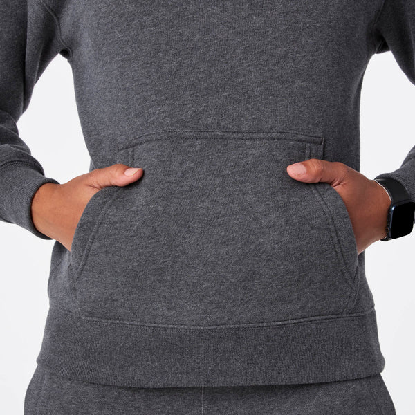 women's Charcoal Heather Grey Off-Shift ¼ Zip - Sweatshirt™
