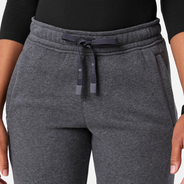women's Charcoal Heather Grey Off-Shift Relaxed - Jogger Sweatpant™