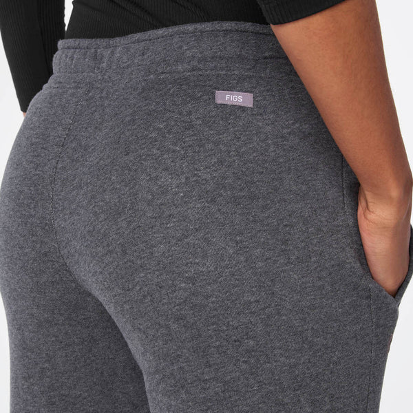 women's Charcoal Heather Grey Off-Shift Relaxed - Jogger Sweatpant™
