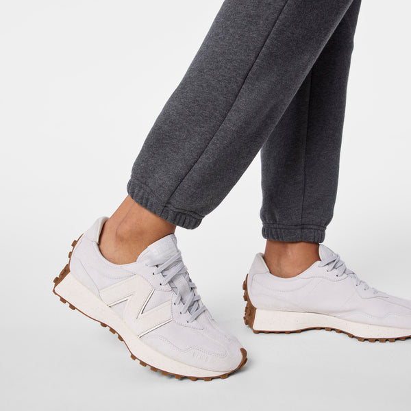 women's Charcoal Heather Grey Off-Shift Relaxed - Jogger Sweatpant™