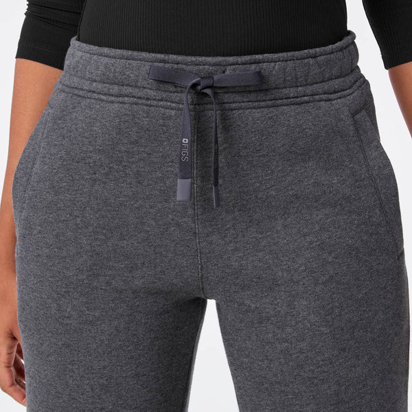 women's Charcoal Heather Grey Off-Shift Wide Leg - Sweatpant™