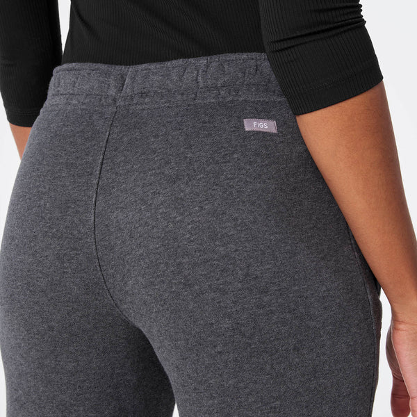 women's Charcoal Heather Grey Off-Shift Wide Leg - Sweatpant™