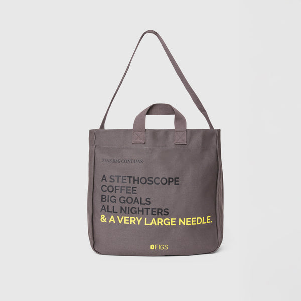 Dark Grey A Very Large Needle Tote