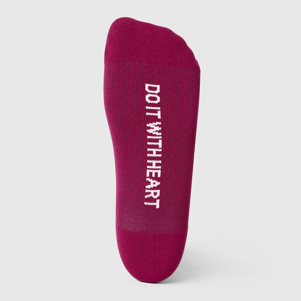 men's Deep Cranberry Fair Isle - Compression Socks