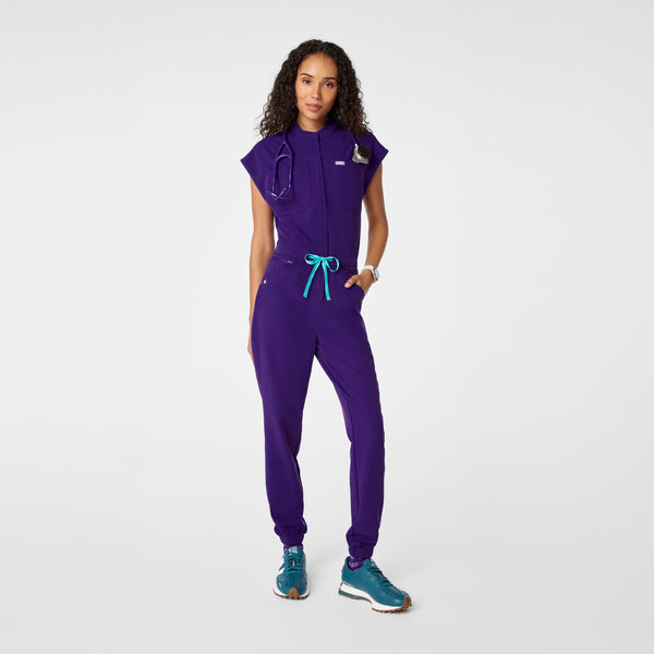 women's Purple Pulse Rafaela Cargo - Petite ScrubJumpsuit™