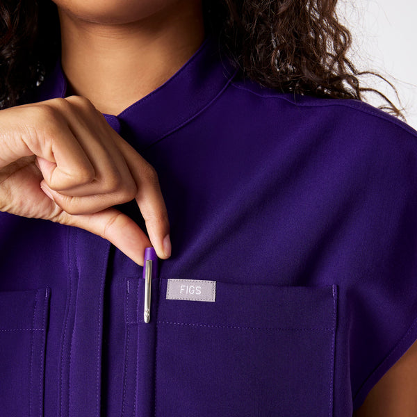 women's Purple Pulse Rafaela Cargo - Petite ScrubJumpsuit™