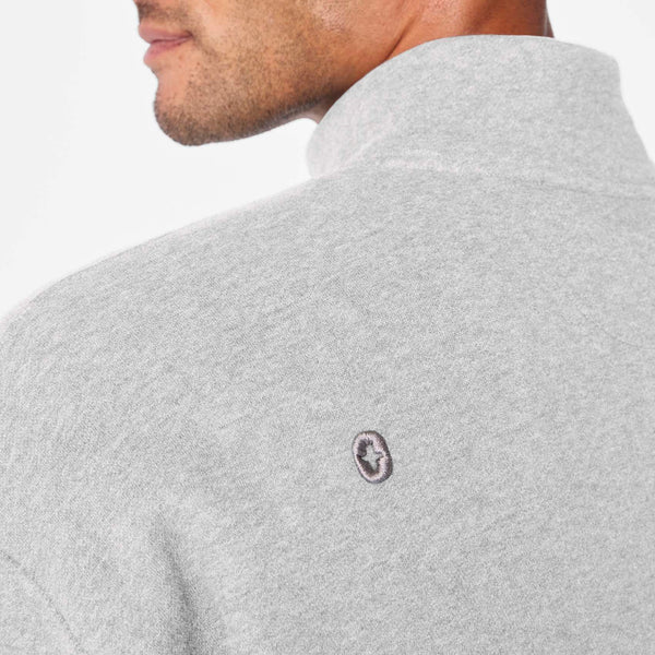 men's Off-Shift Heather Grey ¼ Zip - Sweatshirt™