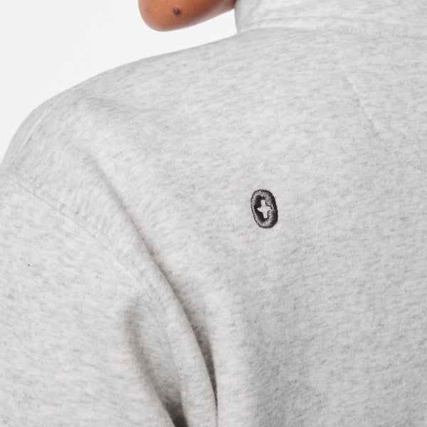 women's Heather Grey Off-Shift ¼ Zip - Sweatshirt™